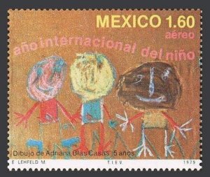 Mexico C604 block/4,MNH.Michel 1622. Year of Child IYC-1979.Childner\'s drawing.