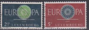 Luxembourg #374-5 F-VF Used (ST1336)  