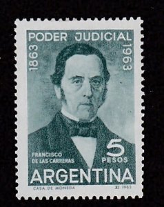 Argentina # 753, Francisco de Las Carreras. Mint  NH