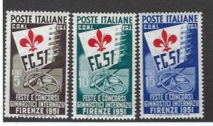 Italy  SC#574-576 MNH F-VF SCV$72.50.....Great Opportunity!!