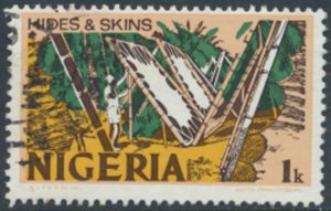 Nigeria  SC#  291   Used  Hides and Skins    see details & scans