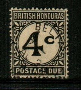 British Honduras Scott J3 Used (Catalog Value $19.00)