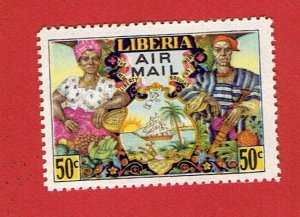 LIBERIA SCOTT#C64 1949 50c COUNTRY SYMBOLS - MNH