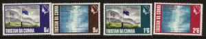 Tristan Da Cunha 120-3 MNH Flag, Map