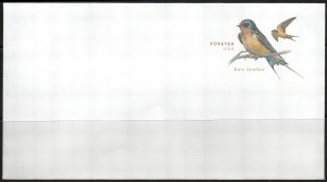 United States U696 - Mint-NH - (49c) Barn Swallow (Entire) (2016) (cv $1.25)