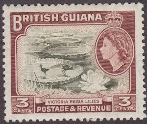 Br Guiana 255 Victoria Regia Lilies 1954