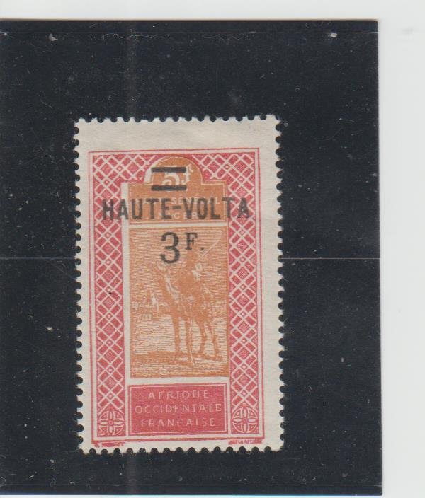 Burkina Faso  Scott#  40  MH  (1927 Surcharged)