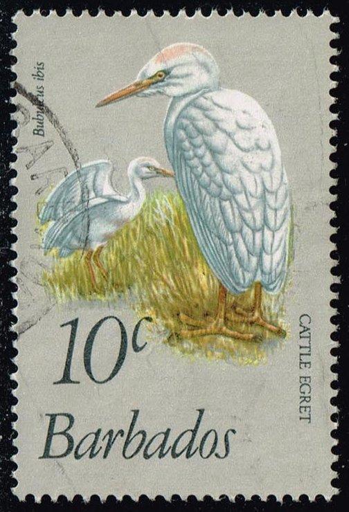 Barbados #499 Cattle Egrets; Used (0.40)