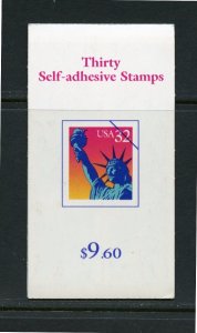 SCOTT BK260  BOOKLET OF 30  SHERWOOD STAMP