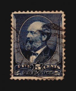 US SCOTT  216  5C Garfield USED XF wide margins