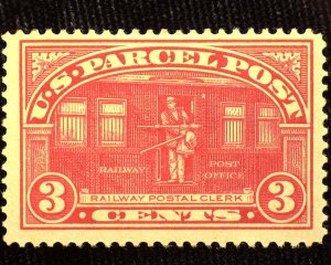 HS&C: Scott #Q3 3 cent Parcel Post Mint VF LH US Stamp