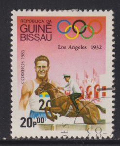 Guinea-Bissau 494 Olympic Equestrian 1983