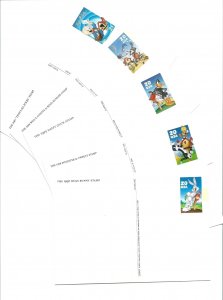 Scott# UX281,291,304,314,376 US Postal Cards
