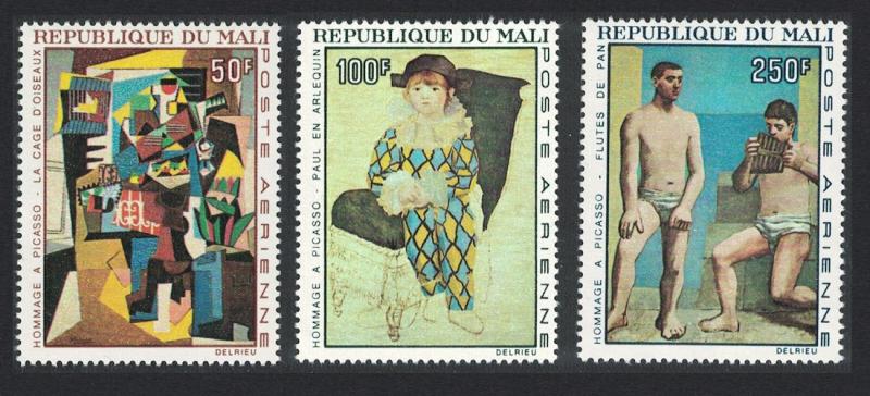 Mali Picasso Commemoration Paintings 3v SG#146-148