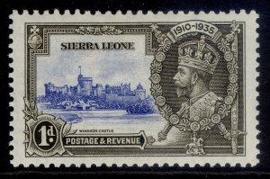 SIERRA LEONE GV SG181, 1d ultramarine & grey-black, M MINT.