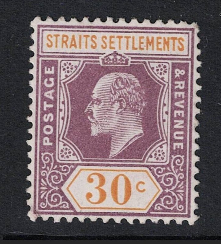 Straits Settlements SG# 134b Mint Very Light Hinged / Chalk - S20353