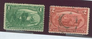 United States #285-286  Single