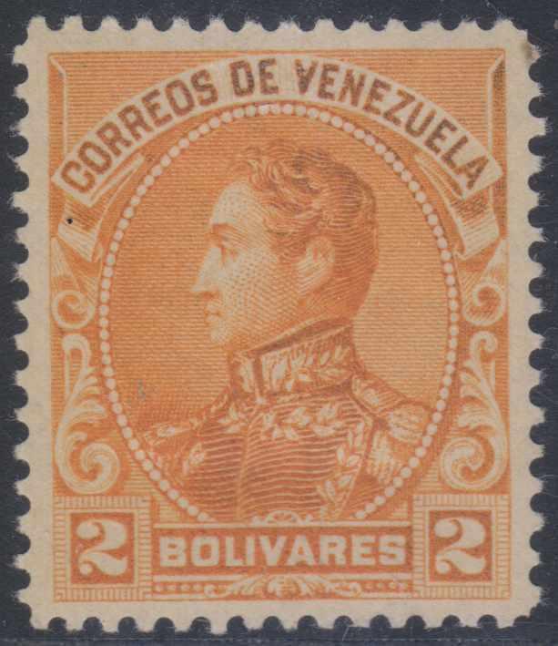 VENEZUELA 1901 BOLIVAR Sc 149 Yvert 64 TOP VALUE HINGED MINT F,VF SCARCE €565.00