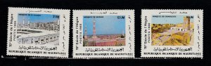 Mauritania # 477-479, Mosques, Mint NH