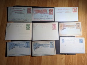 Congo Postal Stationery and Postcard Cover Lot of 23 Items Belgian Congo