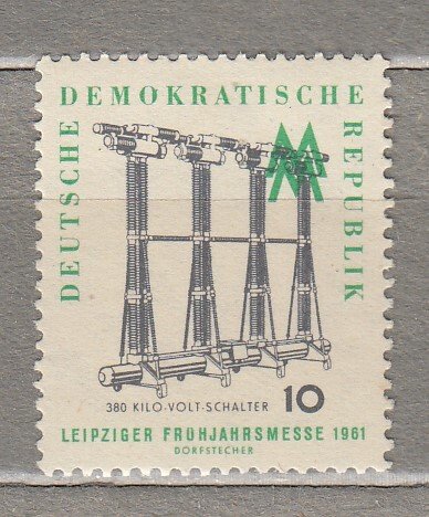 GERMANY DDR 1961 Electricity MVLH(**/*) Mi 813 #HS719