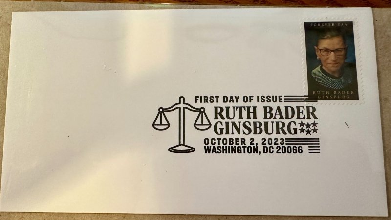 US # 5821 Ruth Bader Ginsburg FDC 2023 Mint NH