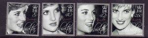 Gibraltar-Sc#1072-5-unused NH set-Princess Diana-2007-