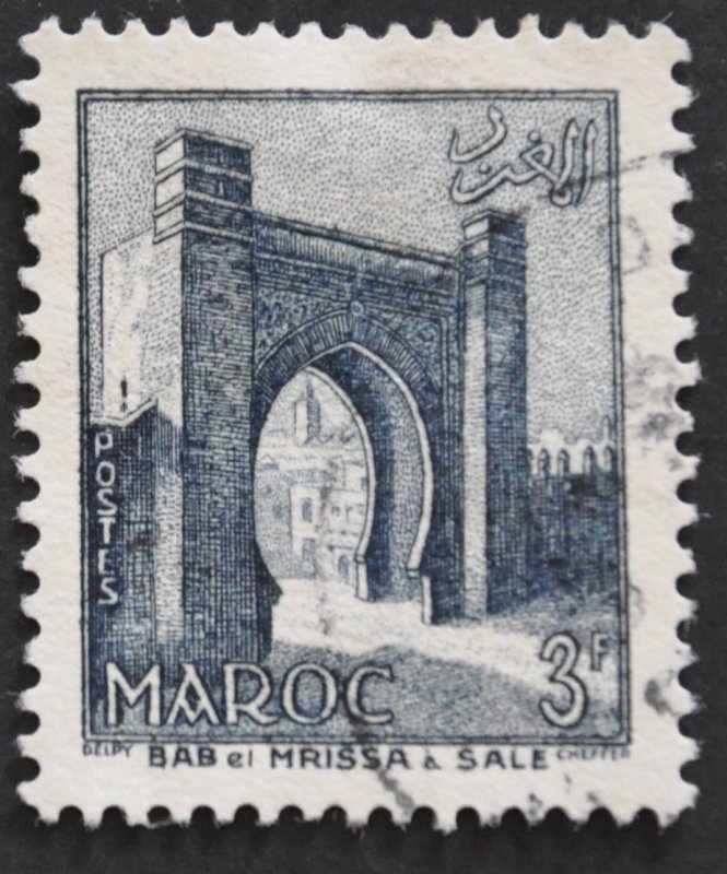 DYNAMITE Stamps: French Morocco Scott #314 – USED