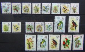 Fiji 1971 Birds and Flowers to $2 MNH