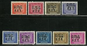 Italy, Trieste # J7-15 Mint Hinge    =