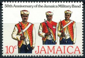 Jamaica Sc#432 MNH, 10c multi, 50th Anniv. of the Jamaica Military Band (1977)