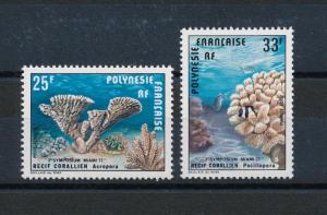 [48831] French Polynesia 1977 Marine life Corals Fish Airmail stamps MNH