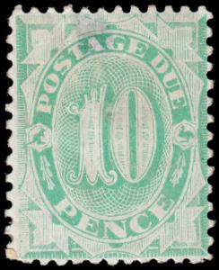 Australia Scott J17a, perf. 12x11.5 (1902-04) Mint H F, CV $125.00 M