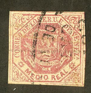 VENEZUELA 47b USED SCV $7.50  BIN $3.75