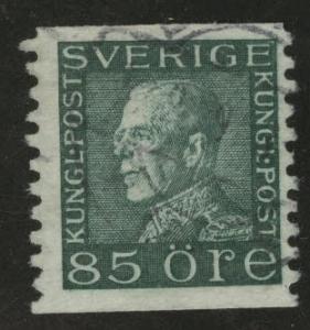 SWEDEN Scott 186 used 1925 coil stamp