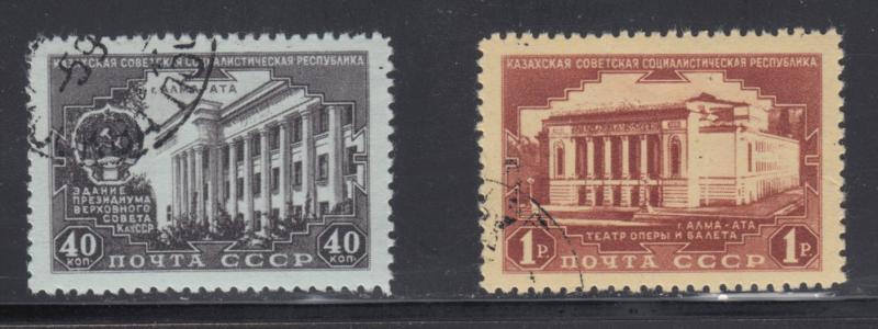Russia   #1534-35     cto     cat $15.00