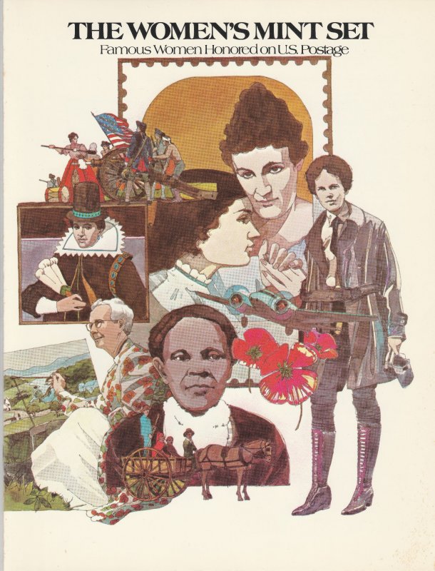 The Women's Mint Set - Famous Women Honored on US Postage USPS Booklet