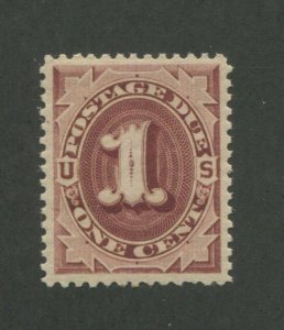 1884 United States Postage Due Stamp #J15 Mint Never Hinged VF Original Gum