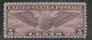 USA Scott C16 MNH**5 MNH** Winged Globe stamp 1930