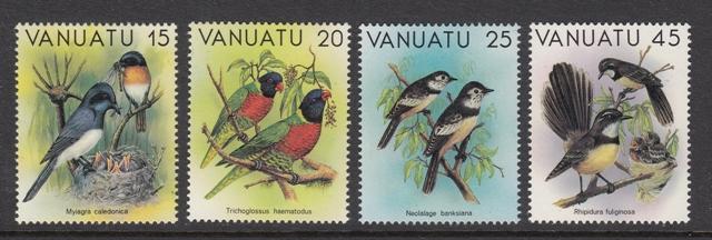 Vanuatu 319-22 Birds mnh