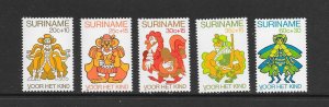 SURINAME #B271-5  STORY OF ANANSI MNH