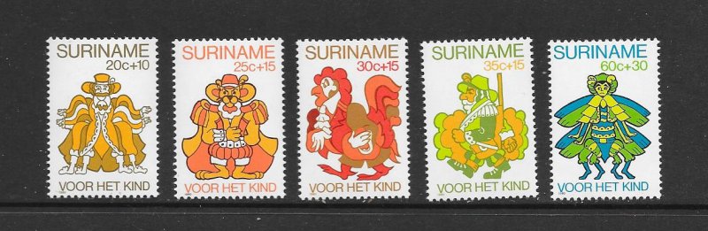 SURINAME #B271-5  STORY OF ANANSI MNH