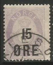 Norway Scott #62 Stamp - Used Single