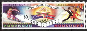 Cook islands 1994 Winter Olympics Games Lillehammer MNH