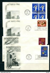 UN 1967 Accumulation 18 First Day of issue Covers  11879