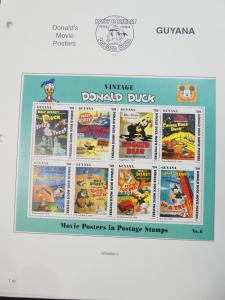 EDW1949SELL : GUYANA Beautiful collection of VF MNH Disney sets, S/S & Shtlts