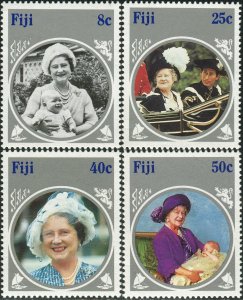 Fiji 1985 SG701-704 Queen Mother set MNH