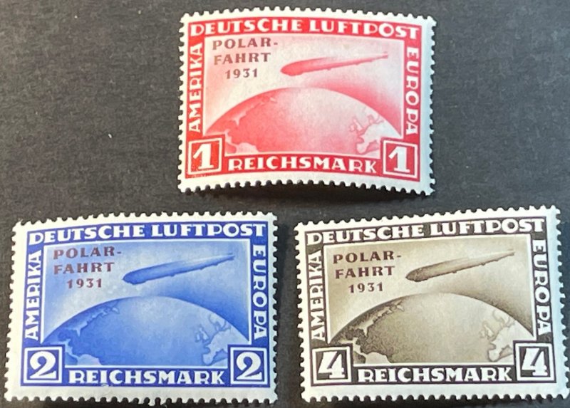 GERMANY # C40-C42--MINT/HINGED----COMPLETE SET---AIR-MAIL----1931