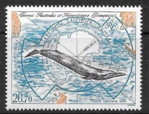 FRENCH SOUTHERN & ANTARCTIC TERRITORIES SG359 1996 SOUTHERN WHALE SANCTURY MNH