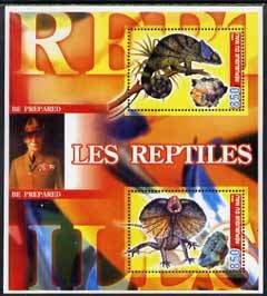 MALI - 2005 - Reptiles & Minerals #1 - Perf 2v Sheet - MNH - Private Issue